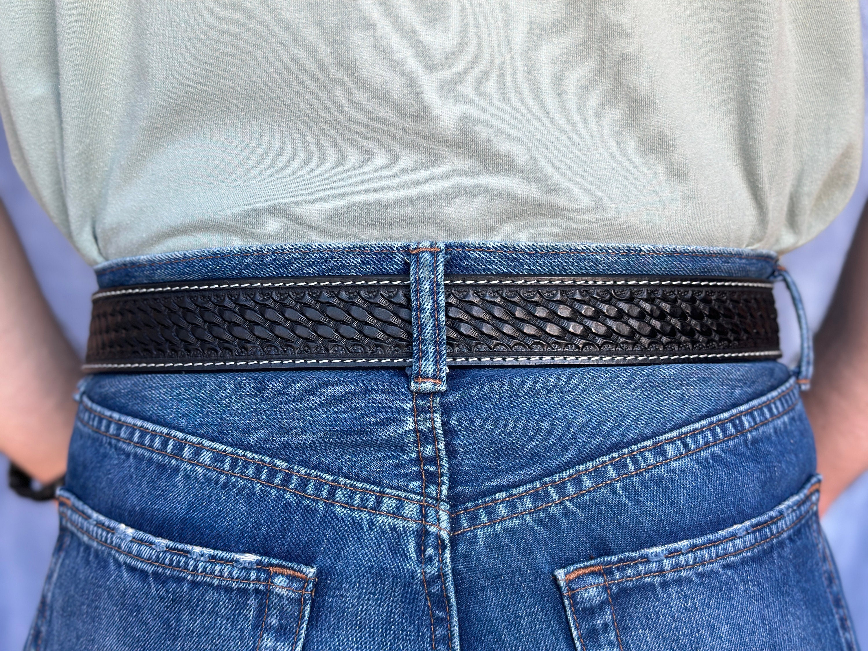 Dark Blue Jeans Best Mens Leather Belts For Jeans Wear Best Mens