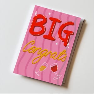 BIG Glückwunschkarte | Positive Glückwunschkarte, Glückwunschkarte, Grußkarte, Smashed It Karte, Well Done Karte