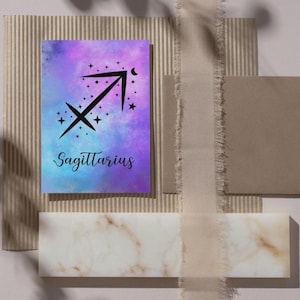 Sagittarius Zodiac Sign Digital Download Print