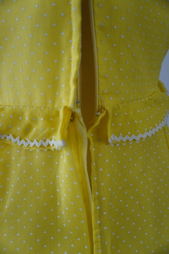 1970s swiss dot maxi dress | 1970s maxi dress | 7… - image 8