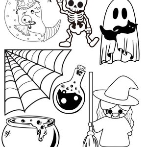 Halloween colouring primary school