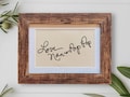 Custom Handwriting Embroidery on Canvas | Personalized Handwritten Note Keepsake | Wedding, Memorial, or Anniversary Gift