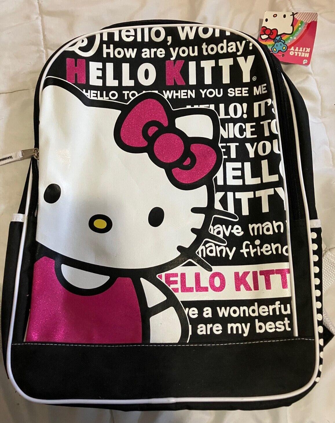 fab starpoint hello kitty backpack AI ACCESSORY INNOVATIONS & Friends Girls Backpack, Sanrio Kawaii Book Bag, Flip Sequin 16 School Bag Perfect for kids and the kid in you Hello Kitty Strawberry Slouch Backpack