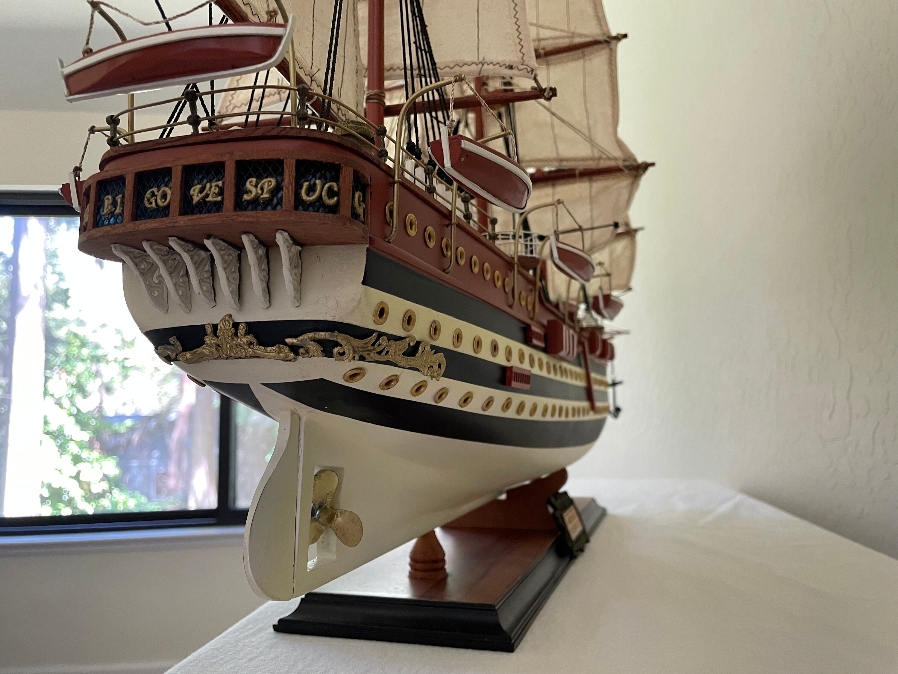 The Amerigo Vespucci Historical Craft Wooden Model Ship Replica ...