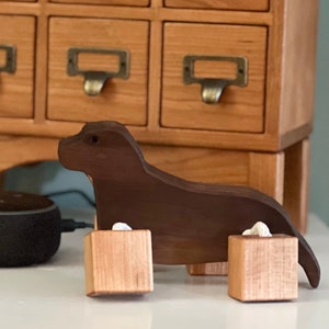 Wooden Block Dog Toy