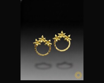 Artisan-made. 24K Gold-plated. Lightweight brass. Meticulously handcrafted and designed for you.