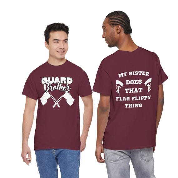 Color Guard Brother T-Shirt | Sister Flag Flippy Thing Pride
