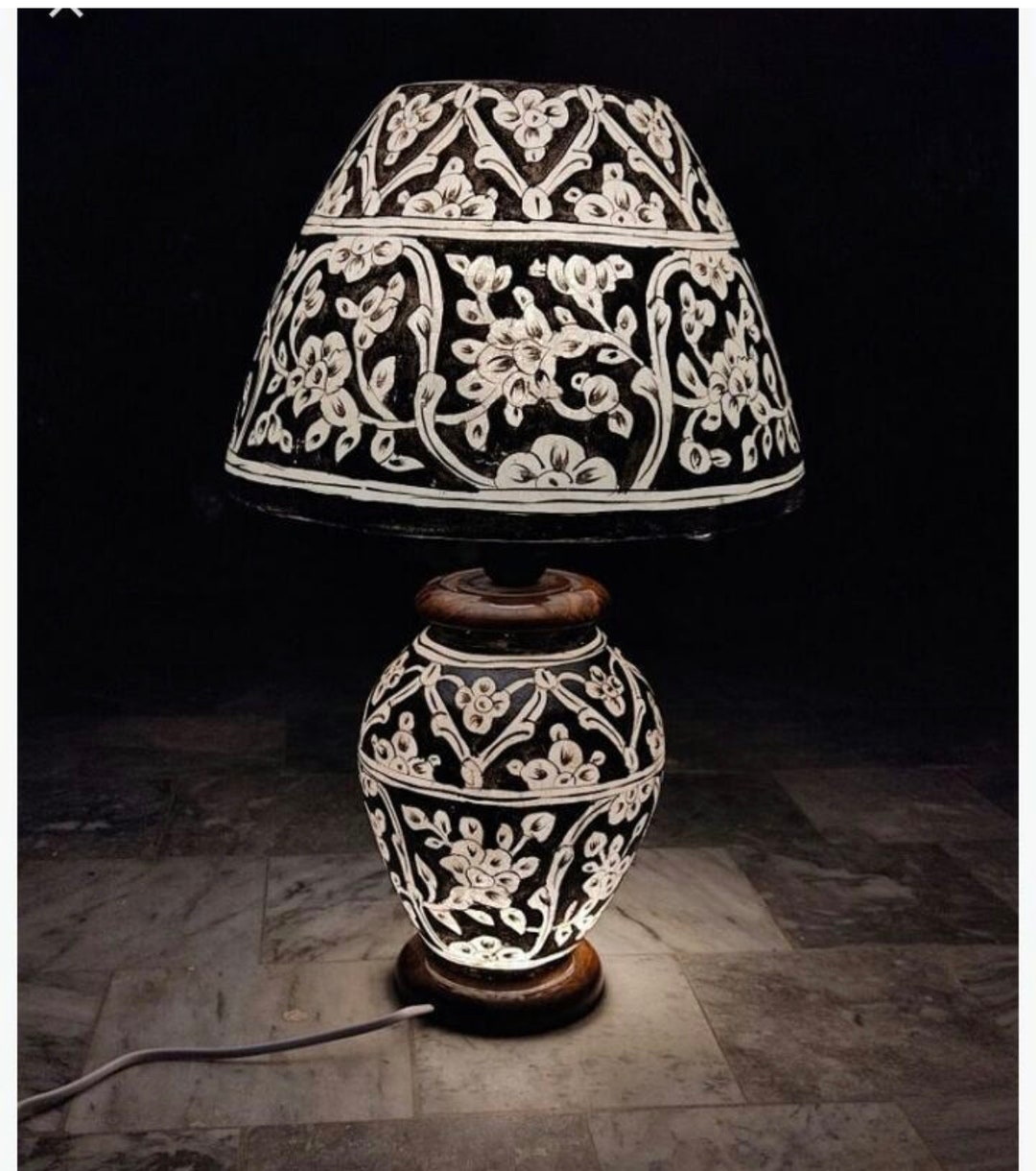 Lamp Camel Skin Lamp Table Lamp Handcrafted Camel Skin Table Etsy