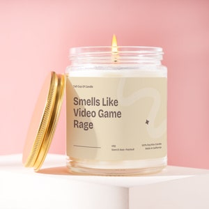Video Game Rage Candle Birthday Gift For Him Funny Video Game Gift Gift For Video Game Lover Gamer Gift Boyfriend Gift For Gamer V192