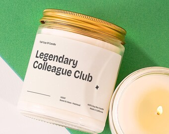 Colleague Gift Basket Coworker Candle Office Team Member Professional Work Partner Office Mate Colleague Thank You Gift Birthday V5347