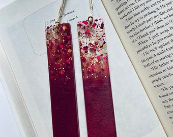 Customized Handmade Epoxy Resin Bookmark