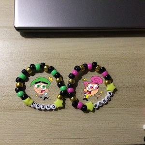 Cosmo & Wanda Matching Kandi Bracelets // The Fairly Odd Parents