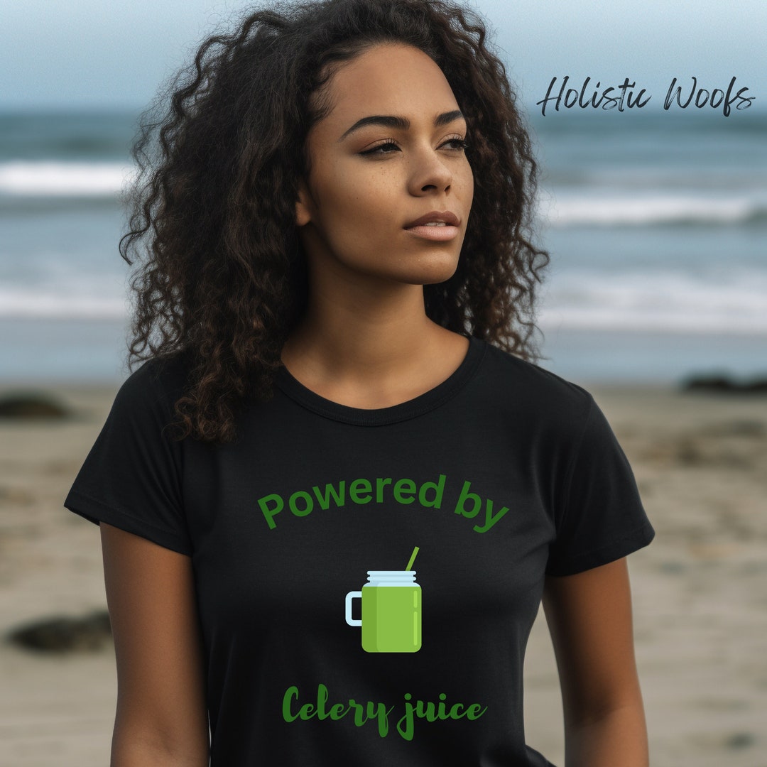 Powered by Celery Juice Tshirt Celery Shirt Celery Juice Etsy