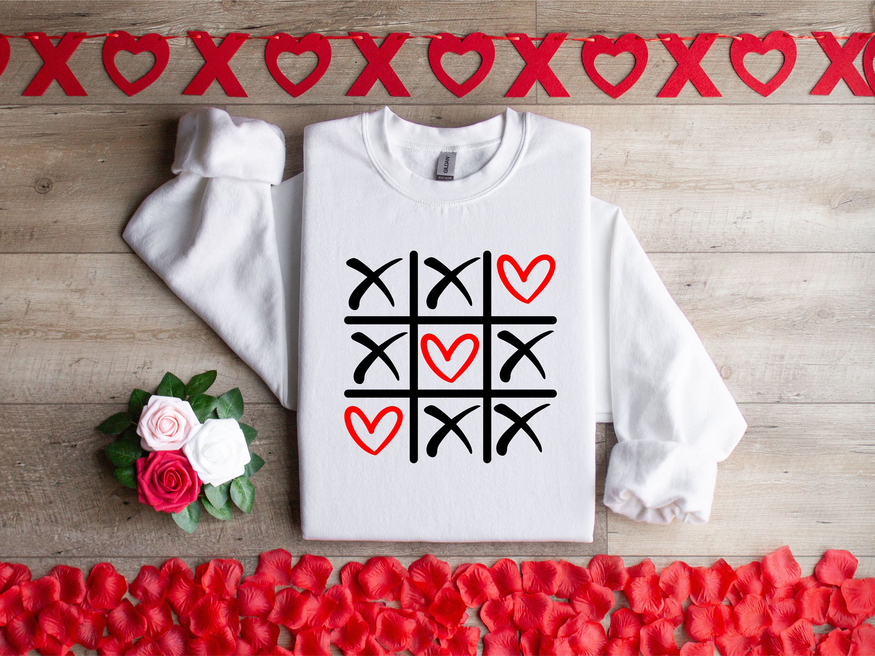 Valentine's Day Tic Tac Toe SVG / PNG - Etsy