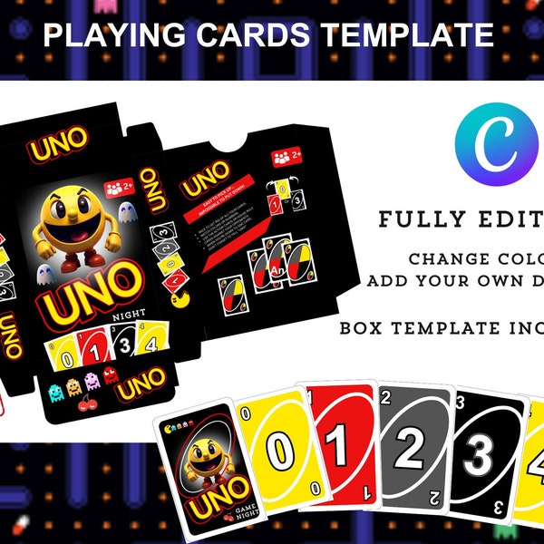 Uno Card Template Canva Etsy Uno Card Template Canva Etsy