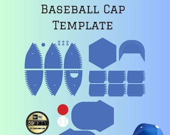 Baseball Cap Gift Box Template: DIY Father&#39;s Day Favor (Digital Download)