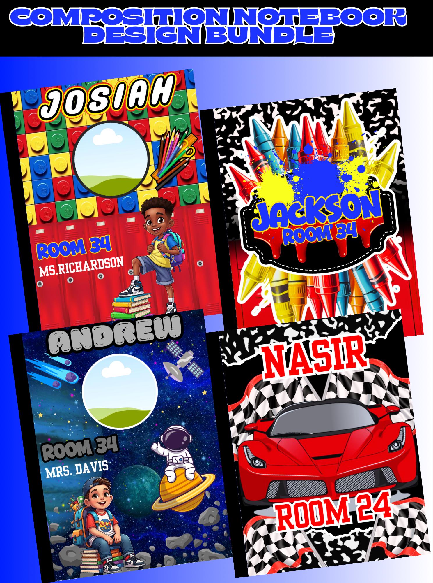 Editable Composition Book Covers| Notebook Makeover| Back to School ...