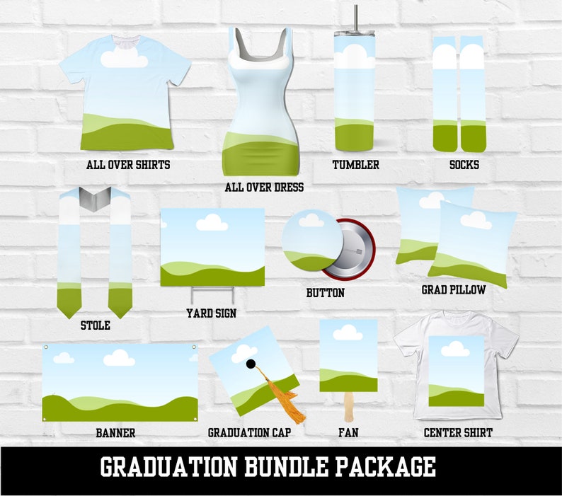 Graduation Mockup Bundle: Canva Template (digital Download) - Etsy