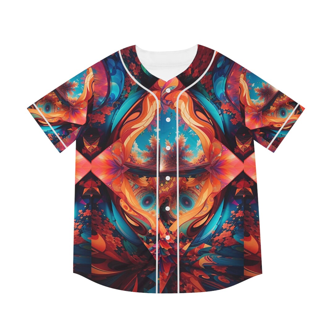 Acid Dream Baseball Jersey Rave Jersey Festival Outfit Rave Outfit Etsy