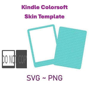 Könnte beinhalten: Eine digitale Vorlage für eine Kindle Colorsoft-Haut. Die Vorlage ist türkisblau mit einem Fischgrätenmuster. Der Text "NICHT KOPIEREN" ist auf der Vorlage sichtbar.