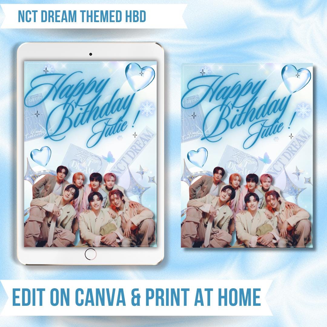 Nct Dream Birthday Card - Etsy