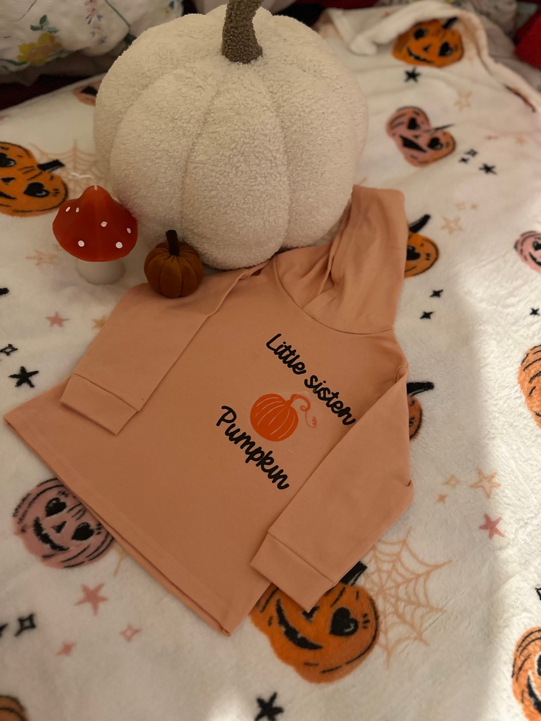 Little Sister Pumpkin Jumper - Etsy