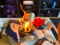 Concrete tabletop firepit | Cyndaquil |  Indoor home decor | Cyndaquil gift | Outdoor home decor | Cyndaquil Pokemon | Housewarming gift |