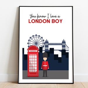 London Boy aesthetic home decor digital print poster, taylor swiftie merch, PRINTABLE digital download lyric poster, girly wall art