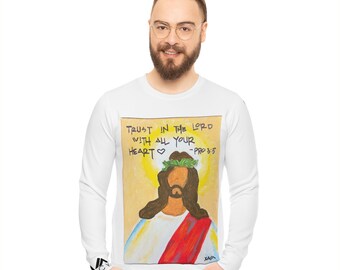 Trust in the Lord Jesus Sweatshirt | Christian Faith Art Pullover