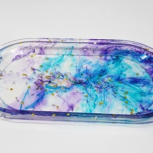 Vassoio per ciondoli Galaxy versato a mano