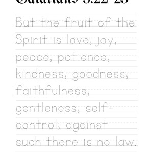 Galatians 5:22-23