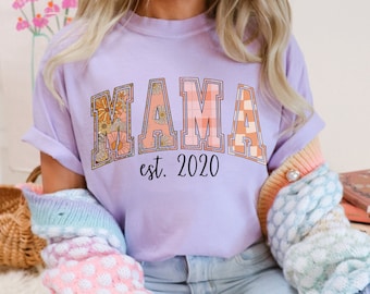 Floral Mama Mother's Day T-shirt | Comfort Colors