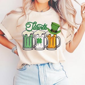 St. Patrick&#39;s Day T-Shirt, Comfort Colors T-Shirt, Slainte Tee, Trendy TShirt, St. Patrick&#39;s Day Gift, St. Patrick&#39;s Day T, Trendy Slainte