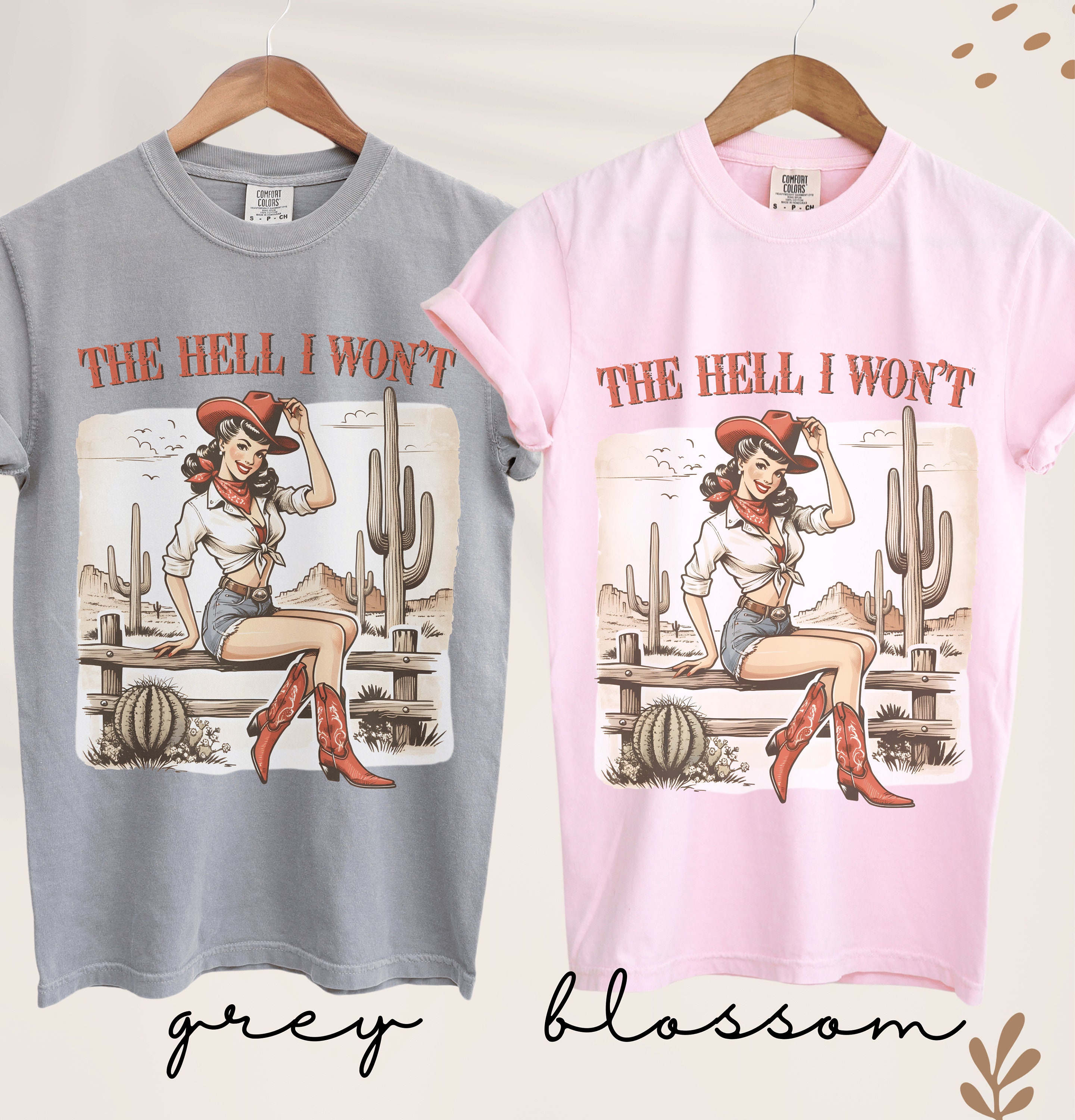 The Hell I Won't Western T-shirt | Women's Western Graphic Tee - Etsy