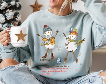 Snow Day Definition Sweatshirt: Comfy Gildan Crewneck Pullover
