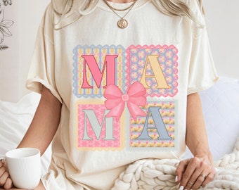 Coquette Mama T-Shirt, Comfort Colors, Mother's Day Gift