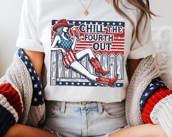 Chill the Fourth Out 4th of July T-Shirt | Independence Day Tee
