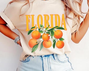 Retro Florida Graphic Tee - Comfort Colors Vacation Shirt