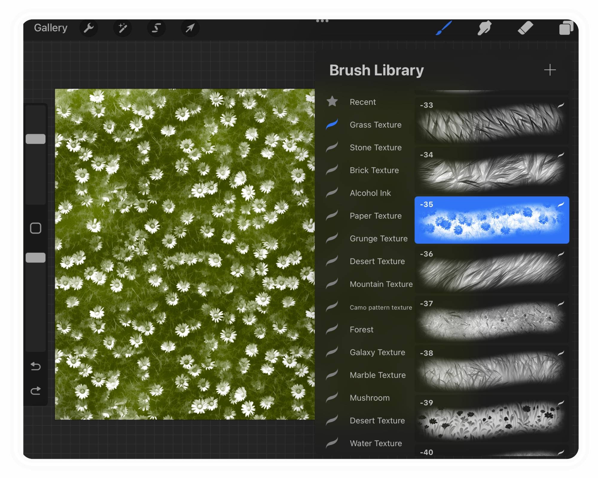 100 Procreate Grass Texture Brushes – Seamless Grass Backgrounds for ...