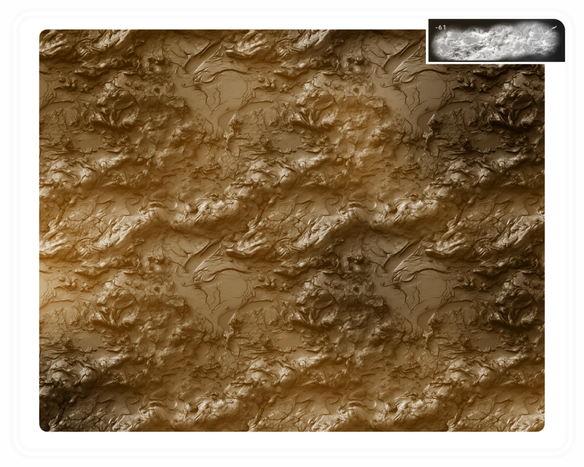 100 Procreate Mud Texture Brushes: Seamless Ground Patterns (digital ...