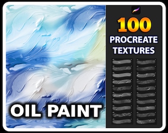 Procreate Oil Paint Texture Brushes: 100 Realistic Digital Art Tools