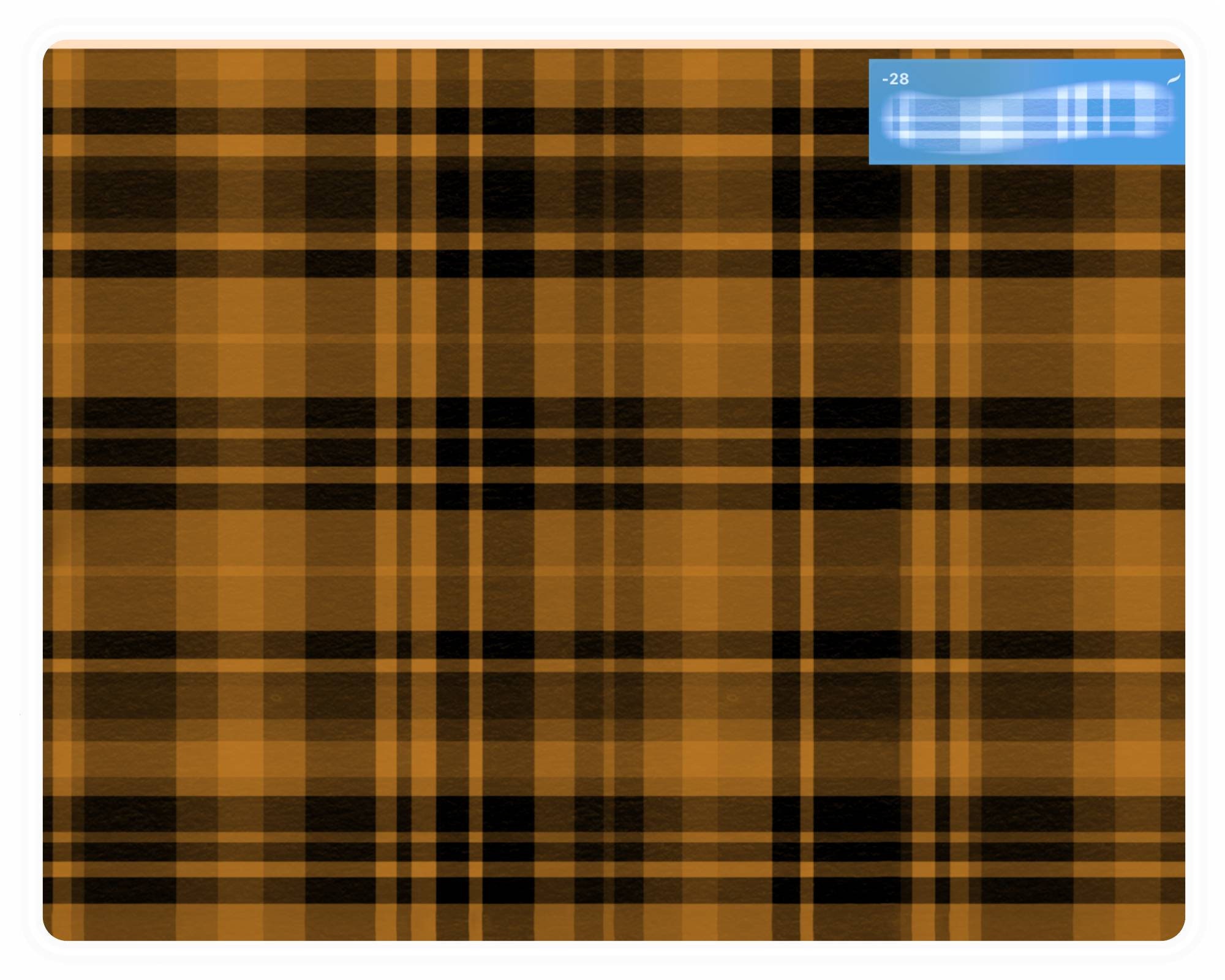 Procreate Plaid Texture Brushes, Plaid Texture for Procreate, Plaid