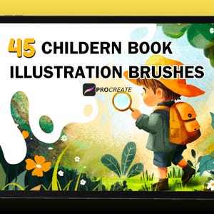 Procreate Illustration Brushes, Cozy Procreate Illustration, Children's Book Illustration, Storybook Procreate Brush Set, Procreate Brushes