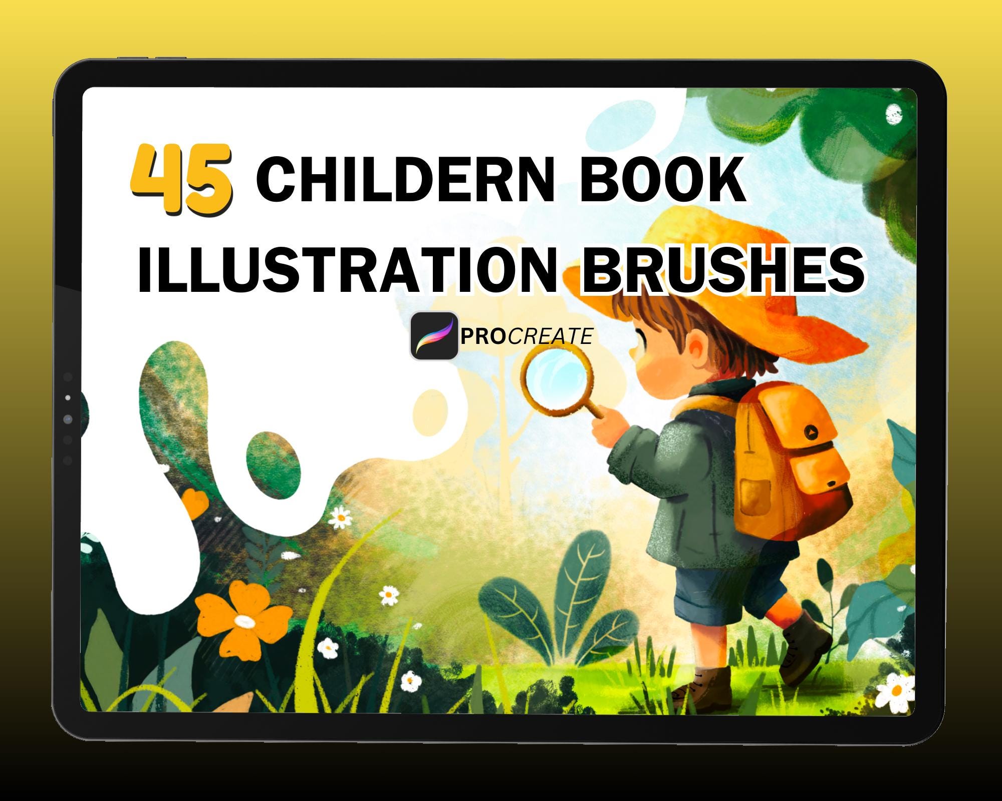 Procreate Illustration Brushes, Cozy Procreate Illustration, Children's Book Illustration, Storybook Procreate Brush Set, Procreate Brushes