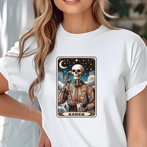 Karen Skull Card Meme tees Cool Best seller Funny T-shirts Unisex Funny Gift