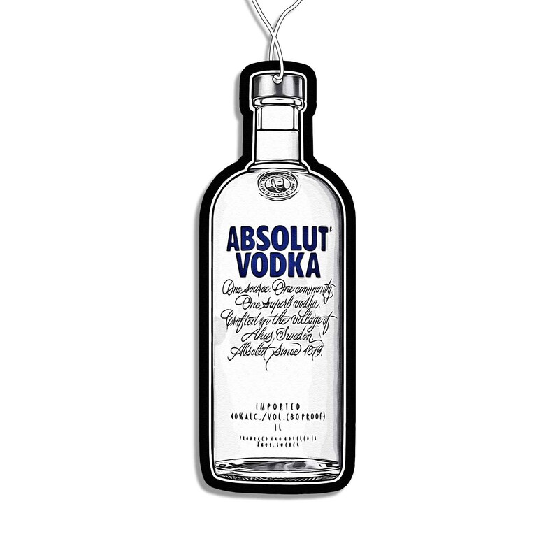 ABSOLUT VODKA Fragrance Tree / Air Freshener Etsy Australia