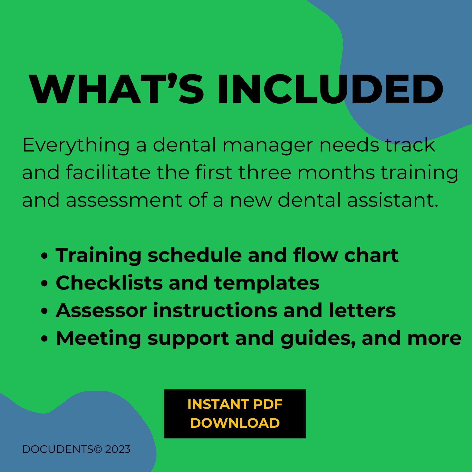 Training Tool Kit for New Dental Assistants for Dental Managers and