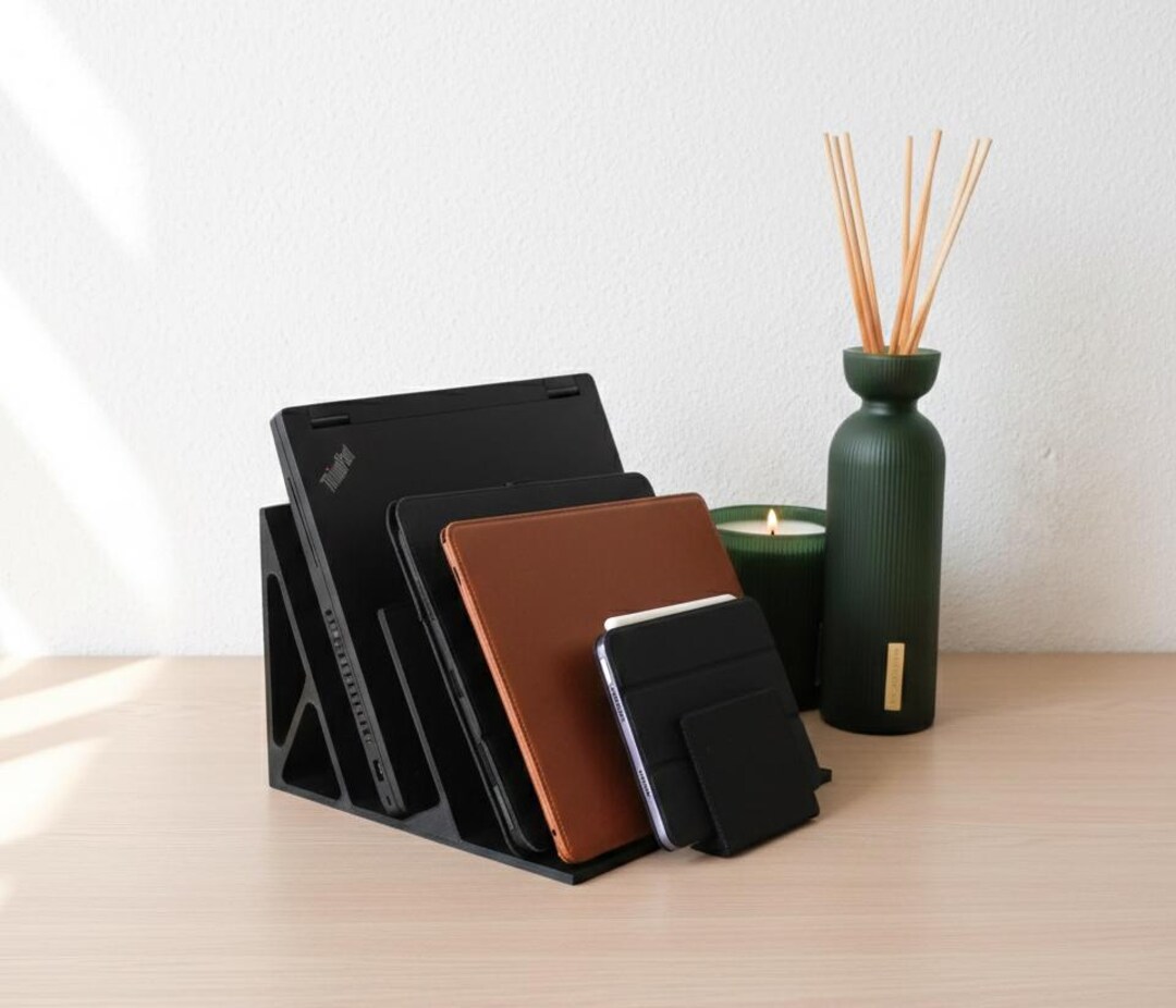 Mini Desk Set 3D Printed Office Furniture | Modern Mini Desk Furniture Set | Office ...