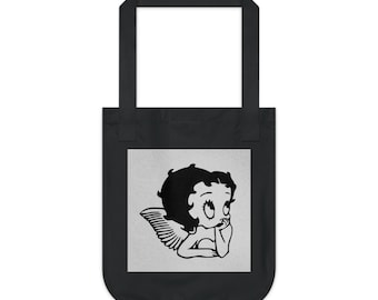 Betty Boop Double Sided Organic Canvas Tote Bag