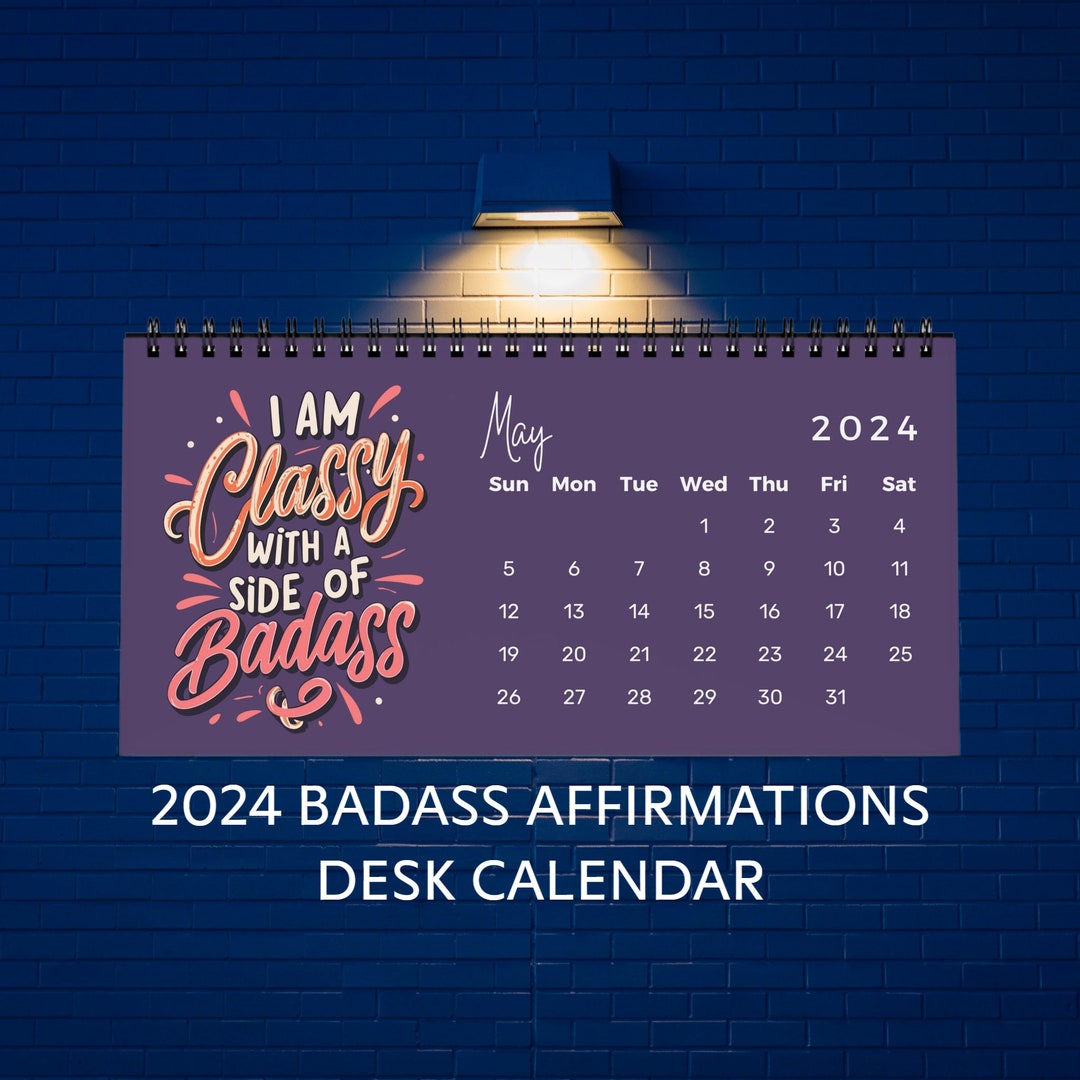 2024 Badass Desk Calendar 2024 Badass Calendar 2024 Desk Calendar 2024